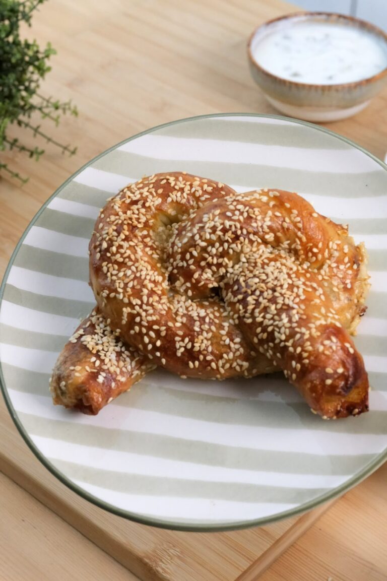 Pirinç Yufkası Pretzel